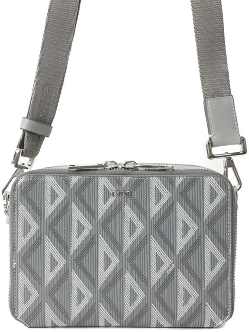 Christian Dior Oblique Galaxy Strap Pouch Clutch Shoulder Bag